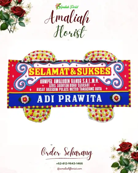 Papan Bunga Ucapan Selamat Wayut