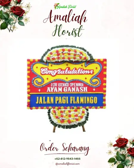Sewa Papan Bunga Wayut